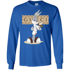 Gucci Rabbit Smoking Funny T-shirt Men Long Sleeve Shirt Men Long Sleeve Shirt - parenttees