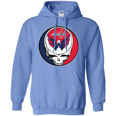 Washington Capitals Grateful Dead Steal Your Face Hockey Nhl Shirts Pullover Hoodie Sweatshirt Pullover Hoodie Sweatshirt - parenttees