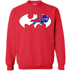 We Are The Buffalo Bills Batman Nfl Mashup Crewneck Pullover Sweatshirt Crewneck Pullover Sweatshirt - parenttees