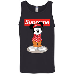 Supreme Mickey Mouse T-shirt Men Cotton Tank