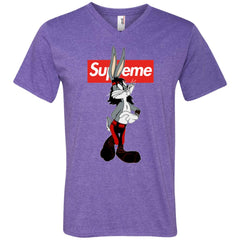 Supreme Rabbit T-shirt Men V-Neck T-Shirt Men V-Neck T-Shirt - parenttees