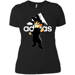 Goku Treding Adidas White T-shirt Women Cotton T-Shirt