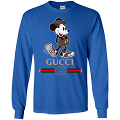 Gucci Mickey Kitty Beauty T-shirt Men Long Sleeve Shirt Men Long Sleeve Shirt - parenttees