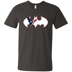 We Are The Houston Texans Batman Nfl Mashup Men V-Neck T-Shirt Men V-Neck T-Shirt - parenttees