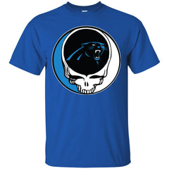 Carolina Panthers Grateful Dead Steal Your Face Football Nfl Shirts Men Cotton T-Shirt Men Cotton T-Shirt - parenttees