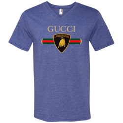 Gucci Lamborghini T-shirt Men V-Neck T-Shirt