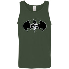 We Are The Oakland Raiders Batman Nfl Mashup Men Cotton Tank Men Cotton Tank - parenttees