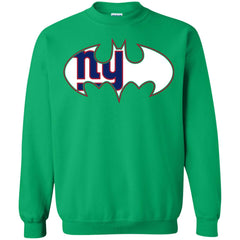 We Are The New York Giants Batman Nfl Mashup Crewneck Pullover Sweatshirt Crewneck Pullover Sweatshirt - parenttees