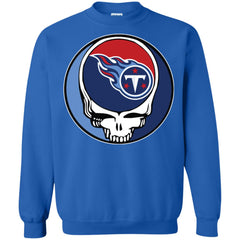Tennessee Titans Grateful Dead Steal Your Face Football Nfl Shirts Crewneck Pullover Sweatshirt Crewneck Pullover Sweatshirt - parenttees