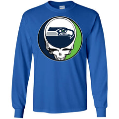 Seattle Seahawks Grateful Dead Steal Your Face Football Nfl Shirts Men Long Sleeve Shirt Men Long Sleeve Shirt - parenttees