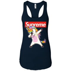 Supreme Unicorn T-shirt Dance Dabbing Unicorn Women Tank Top Women Tank Top - parenttees