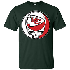 Kansas City Chiefs Grateful Dead Steal Your Face Football Nfl Shirts Men Cotton T-Shirt Men Cotton T-Shirt - parenttees