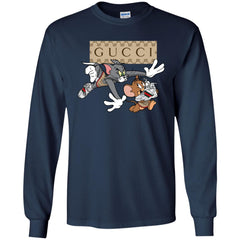 Gucci Tom And Jerry Cartoon T-shirt Men Long Sleeve Shirt Men Long Sleeve Shirt - parenttees