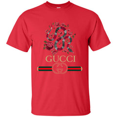 Gucci Logo Snake T-shirt Men Cotton T-Shirt Men Cotton T-Shirt - parenttees