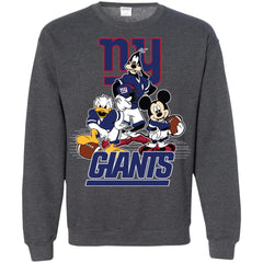 Mickey Mouse New York Giants American Football Nfl Sports Shirt Crewneck Pullover Sweatshirt Crewneck Pullover Sweatshirt - parenttees