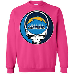 Los Angeles Chargers Grateful Dead Steal Your Face Football Nfl Shirts Crewneck Pullover Sweatshirt Crewneck Pullover Sweatshirt - parenttees