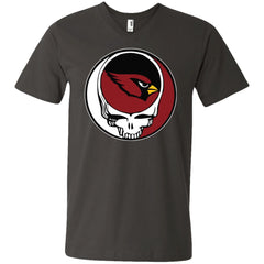 Arizona Cardinals Grateful Dead Steal Your Face Football Nfl Shirts Men V-Neck T-Shirt Men V-Neck T-Shirt - parenttees