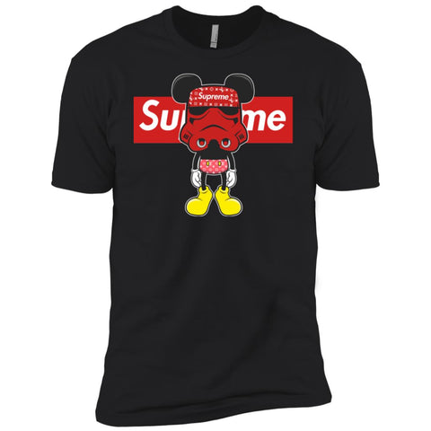 Supreme Robot Mickey Hot T-shirt Men Short Sleeve T-Shirt Black / X-Small Men Short Sleeve T-Shirt - parenttees