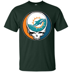 Miami Dolphins Grateful Dead Steal Your Face Football Nfl Shirts Men Cotton T-Shirt