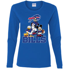Mickey Mouse Buffalo Bills American Football Nfl Sports Shirt Women Long Sleeve Shirt Women Long Sleeve Shirt - parenttees