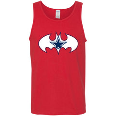 We Are The Dallas Cowboys Batman Nfl Mashup Men Cotton Tank Men Cotton Tank - parenttees