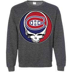 Montreal Canadiens Grateful Dead Steal Your Face Hockey Nhl Shirts Crewneck Pullover Sweatshirt Crewneck Pullover Sweatshirt - parenttees