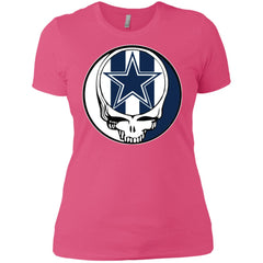 Dallas Cowboys Grateful Dead Steal Your Face Football Nfl Shirts Women Cotton T-Shirt Women Cotton T-Shirt - parenttees