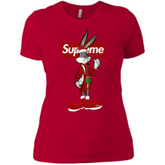 Supreme Rabbit Party T-shirt Women Cotton T-Shirt Women Cotton T-Shirt - parenttees