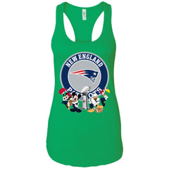 Nfl – New England Patriots Super Bowl 2019 Mickey Mouse Minnie Mouse Donald Duck Daisy Duck Football Women Tank Top Women Tank Top - parenttees