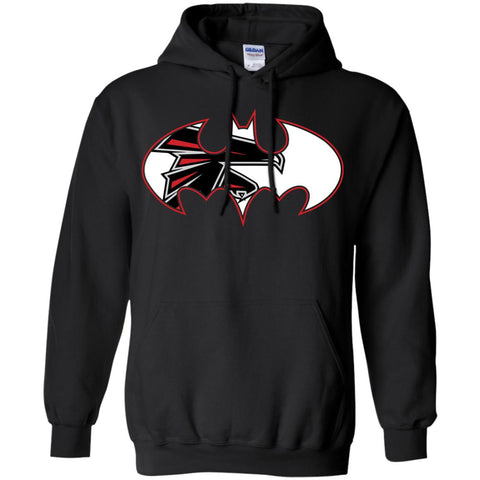 We Are The Atlanta Falcons Batman Nfl Mashup Pullover Hoodie Sweatshirt Black / S Pullover Hoodie Sweatshirt - parenttees