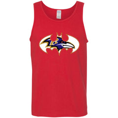 We Are The Baltimore Ravens Batman Nfl Mashup Men Cotton Tank Men Cotton Tank - parenttees