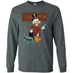 Louis Vuitton Donald Duck T-shirt Men Long Sleeve Shirt Men Long Sleeve Shirt - parenttees