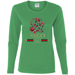 Gucci Logo Snake T-shirt Women Long Sleeve Shirt Women Long Sleeve Shirt - parenttees