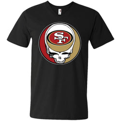 San Francisco 49ers Grateful Dead Steal Your Face Football Nfl Shirts Men V-Neck T-Shirt