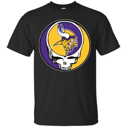 Minnesota Vikings Grateful Dead Steal Your Face Football Nfl Shirts Men Cotton T-Shirt