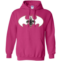 We Are The New Orleans Saints Batman Nfl Mashup Pullover Hoodie Sweatshirt Pullover Hoodie Sweatshirt - parenttees