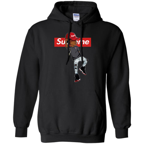 Supreme Marquese Scott T-shirt Pullover Hoodie Sweatshirt Black / S Pullover Hoodie Sweatshirt - parenttees