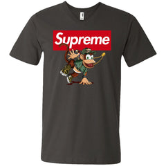 Supreme Monkey T-shirt Men V-Neck T-Shirt Men V-Neck T-Shirt - parenttees