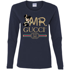 Mr Mickey Gucci Couple Disney Shirt Valentine's Day T-shirt Women Long Sleeve Shirt Women Long Sleeve Shirt - parenttees