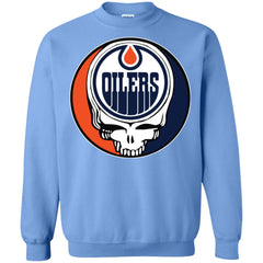 Edmonton Oilers Grateful Dead Steal Your Face Hockey Nhl Shirts Crewneck Pullover Sweatshirt Crewneck Pullover Sweatshirt - parenttees