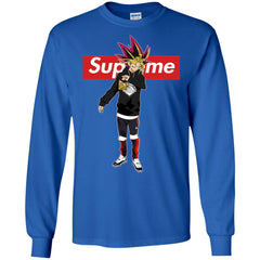 Supreme Yugi Mutou Game Yugioh T-shirt Men Long Sleeve Shirt Men Long Sleeve Shirt - parenttees