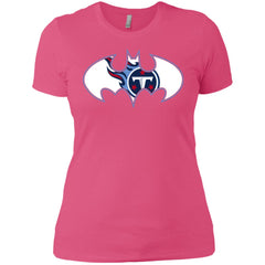 We Are The Tennessee Titans Batman Nfl Mashup Women Cotton T-Shirt Women Cotton T-Shirt - parenttees