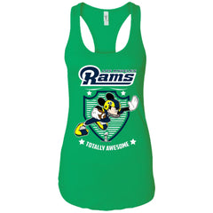 Nfl – Los Angeles Rams Totally Awesome Mickey Mouse Super Bowl 2019 Football Women Tank Top Women Tank Top - parenttees