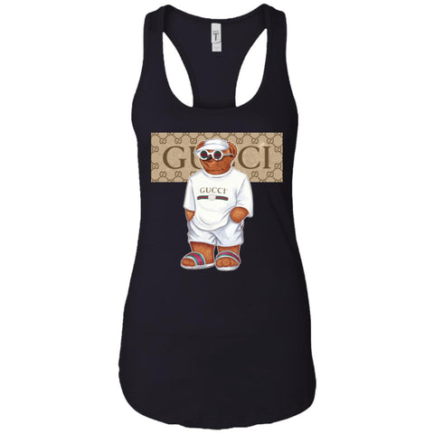 Best Life Gucci Bear T-shirt Women Tank Top Black / X-Small Women Tank Top - parenttees