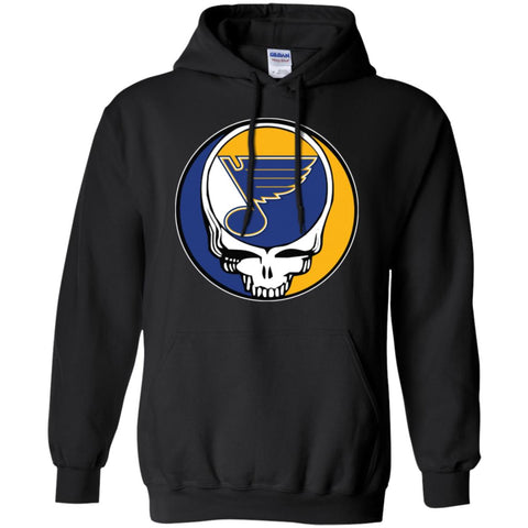 St Louis Blues Grateful Dead Steal Your Face Hockey Nhl Shirts Pullover Hoodie Sweatshirt Black / S Pullover Hoodie Sweatshirt - parenttees