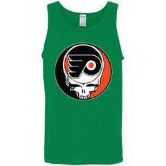 Philadelphia Flyers Grateful Dead Steal Your Face Hockey Nhl Shirts Men Cotton Tank Men Cotton Tank - parenttees