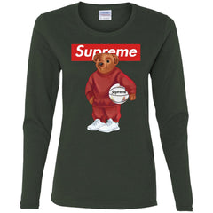Supreme Bear Sport T-shirt Women Long Sleeve Shirt Women Long Sleeve Shirt - parenttees