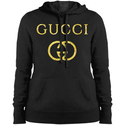 Gucci Logo Vintage Inspired Women Hooded Sweatshirt