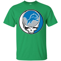 Detroit Lions Grateful Dead Steal Your Face Football Nfl Shirts Men Cotton T-Shirt Men Cotton T-Shirt - parenttees