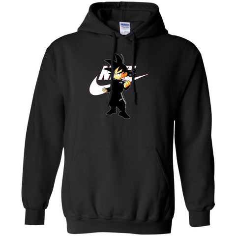 Best Goku Nike Gift Friends T-shirt Pullover Hoodie Sweatshirt Black / S Sweatshirts - parenttees